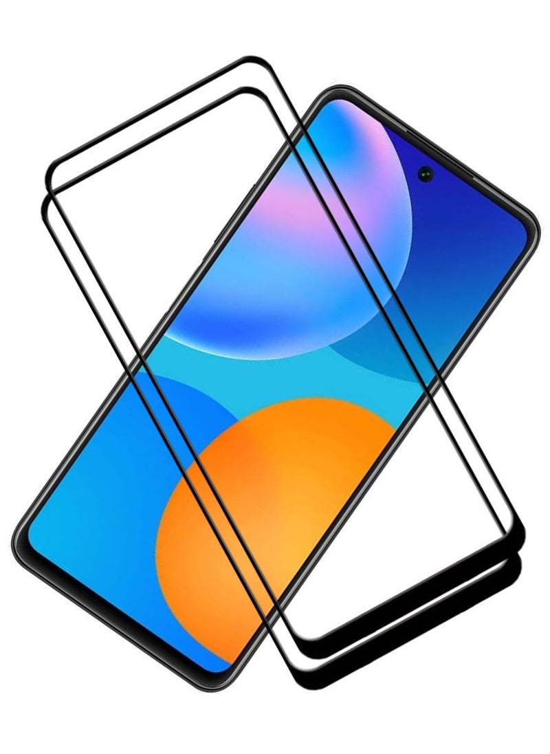 ACLIX 2 Pieces Antistatic ESD Dustproof Premium Quality High Definition Tempered Glass Screen Protector Designed For Huawei Y7a - Image 1