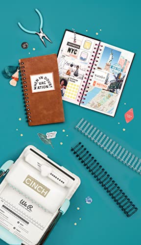 We R Memory Keepers Cinch Book Binding Wire (1-Inch Black and White (4 Pack)) - Image 4