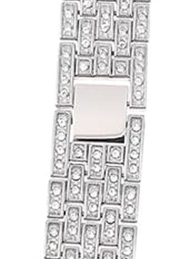 Stainless Steel Watch Strap for Samsung Galaxy Watch Active2 Diamond Metal Replacement Band - Image 2