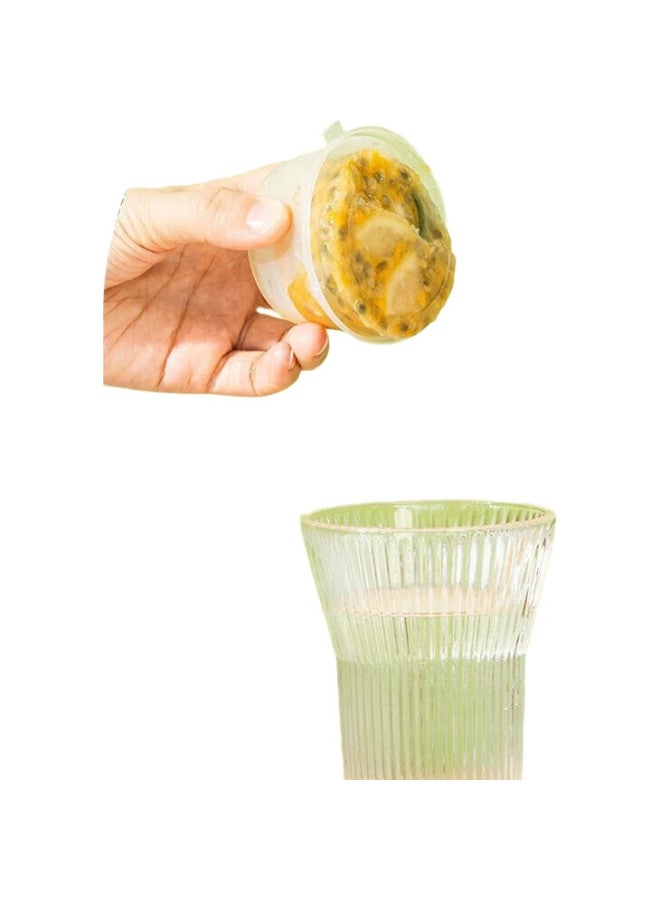 Yijuke 50-Pack 50Ml Disposable Sauce Cups, Passion Fruit Dispensing Box, Frozen Takeout Box, Condiment Container, Dipping Sauce Cup - Image 3