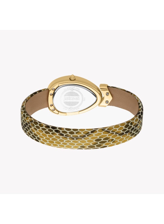 جاست كافالي ساعة نسائية أنيقة من جاست كافاللي JC1L321L0035 - ذهبية خالدة ولون شامبين - Image 3