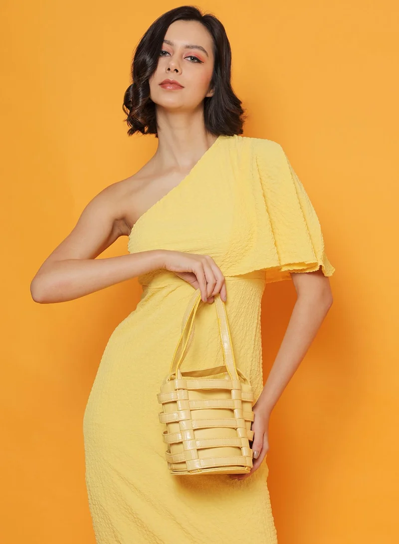 Haute Sauce  Juliet Yellow Mini Bag for Women | Best Price UAE
