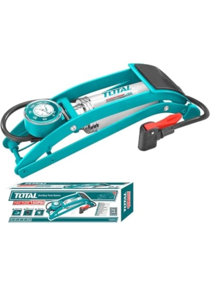 TOTAL Foot Pump TMPP5511, 120 PSI