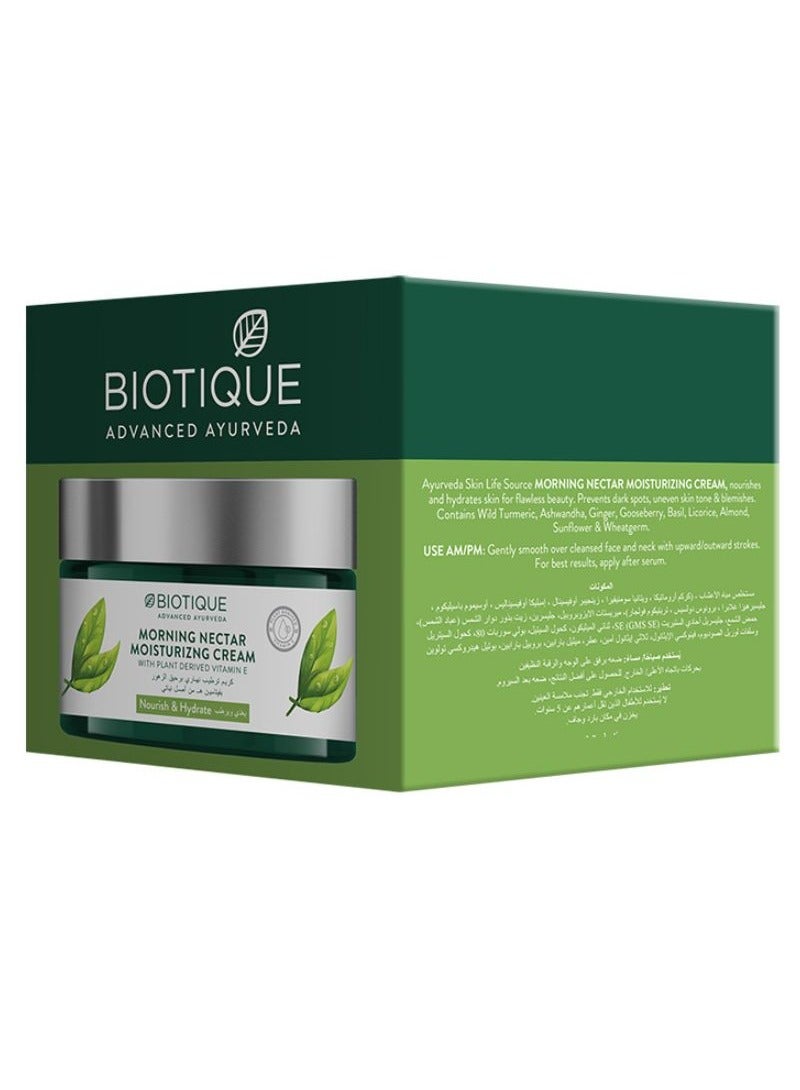 Biotique Morning Nectar Moisturizing Cream 50g - Image 2