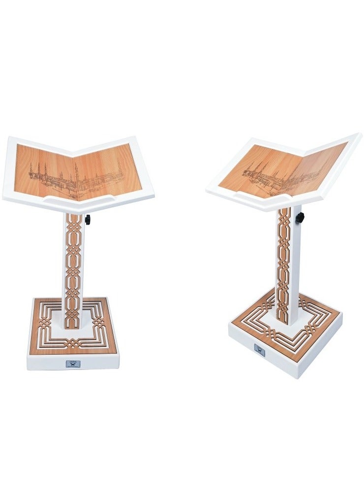 Adjustable Quran Stand White/Ivory - Image 2