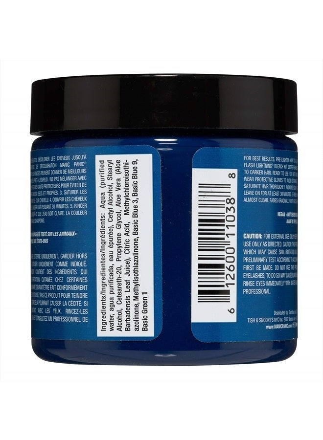 Manic Panic صبغة شعر فودو بلو - كلاسيك هاي فولتاج - لون شعر داكن سيان شبه دائم مع تدرجات خضراء - نباتية، خالية من PPD والأمونيا (4 أونصات) - Image 2