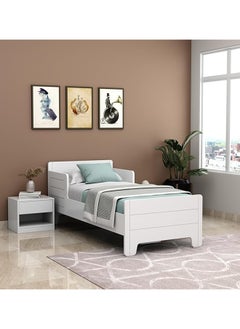 RIGID Wooden Toddler & Kids Bed with Safety Rails  - Image 1