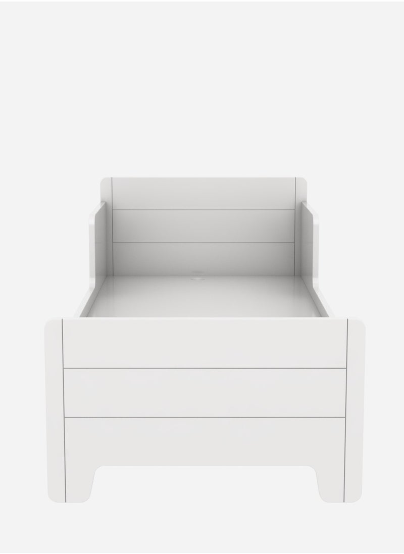 RIGID - Wooden Toddler & Kids Bed with Safety Rails - Image 1