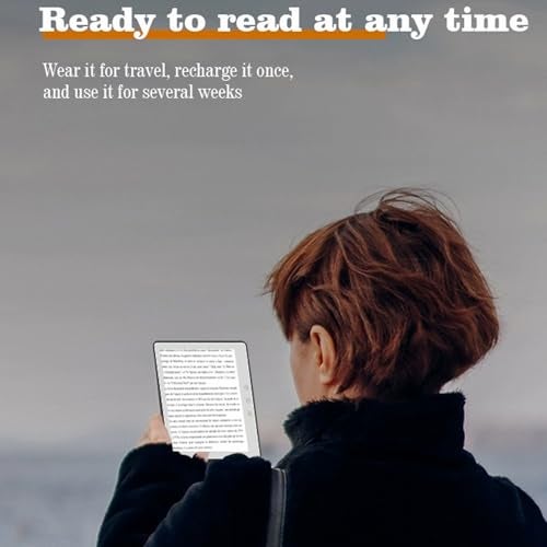 Bewinner قارئ الكتب الإلكترونية بشاشة تعمل باللمس 5.76 بوصة، أجهزة قارئ إلكتروني تكنولوجية، دفتر ملاحظات رقمي فائق النحافة وخفيف الوزن، 1GB 16GB قارئ إلكتروني مريح للعين لنظام أندرويد 8.1 - Image 2