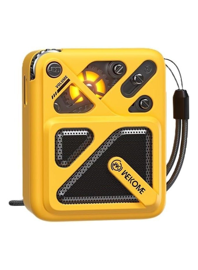 WEKOME Beluga D8 Wireless Speaker - Yellow - Image 1