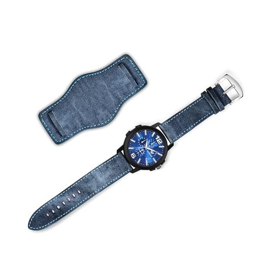 LORENZ Two-in-one Detachable Bracelet Strap Analogue Watch for Men | Watch for Boys (Blue) | MK-4078R - Image 4