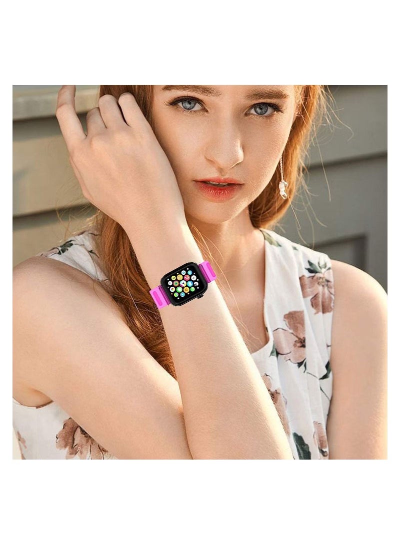 Zaboon Apple Watch Band 41mm/40mm/38mm Sport Soft Transparent Silicone Strap Compatible with iWatch Series 8/Ultra/7/SE/6/5/4/3/2/1 - Image 4