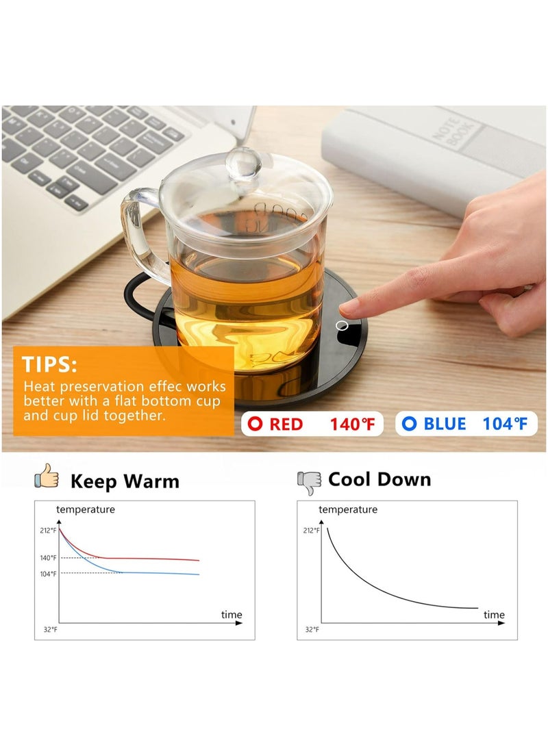 Fanski Electric Coffee Warmer, Mug Warmer With 2 Temperature Settings - Image 2