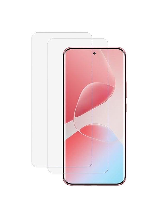 SanHu 2 Piece Pack for Infinix Hot 60 Pro+ (Hot 60 Pro Plus) Screen Protector - Full Coverage Delicate Touch Tempered Glass Screen Protector for Infinix Hot 60 Pro+ (Hot 60 Pro Plus)，Clear - Image 1