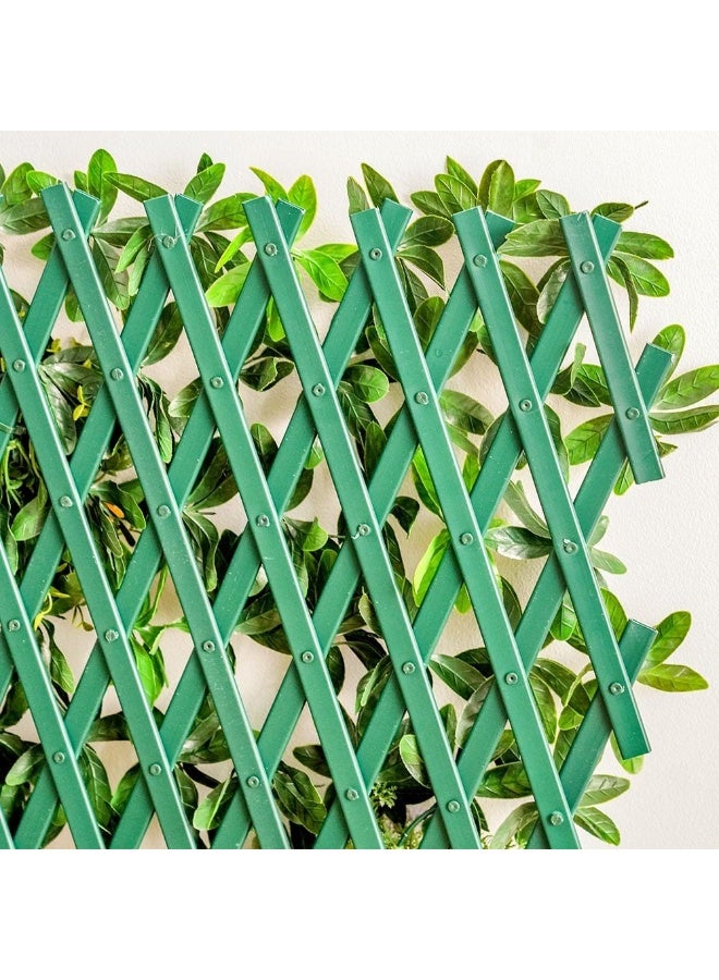 DANUBE HOME Artificial PVC Willow Fence Decorative Fence Cover With Plastic Plant Decor Uv Resistant Faux Plants Greenery Artificial Hedges For Outdoor 100 x 200 cm  - Image 3