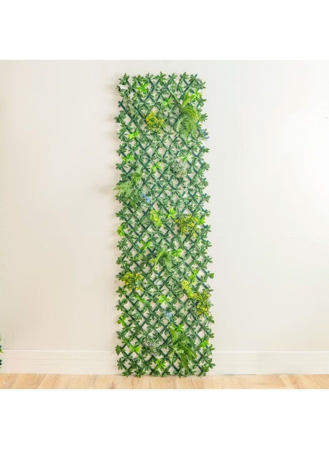 DANUBE HOME Artificial PVC Willow Fence Decorative Fence Cover With Plastic Plant Decor Uv Resistant Faux Plants Greenery Artificial Hedges For Outdoor 100 x 200 cm  - Image 5