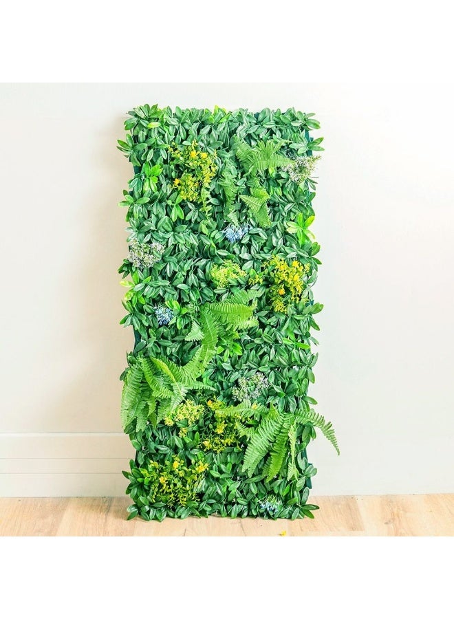 DANUBE HOME Artificial PVC Willow Fence Decorative Fence Cover With Plastic Plant Decor Uv Resistant Faux Plants Greenery Artificial Hedges For Outdoor 100 x 200 cm  - Image 4