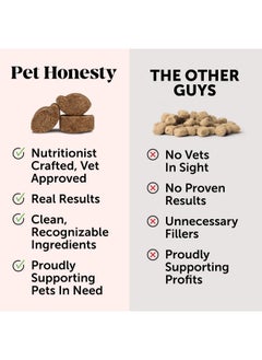 Pet Honesty Super Pooper Max Strength Probiotic Chews  Dog Stool Hardener With Fiber, Prebiotics, Probiotics, & Digestive Enzymes, Gut Health For Dogs, Digestion & Health Supplement For Dogs (90 Ct)  - Image 4
