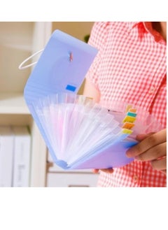 Yilaili Mini Document File Folder Organizer Bag Document Organizer Color Random pack of 1  - Image 4