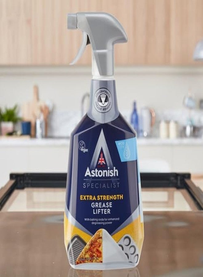 Astonish Specialist Extra Strength Grease Lifter With Baking Soda - No Scrub De-Greaser Formula For Kitchen Surfaces, Trays & Pans - Vegan Cruelty Free Household Cleaning Supplies, 750ml Bottle, 2PK - Image 4