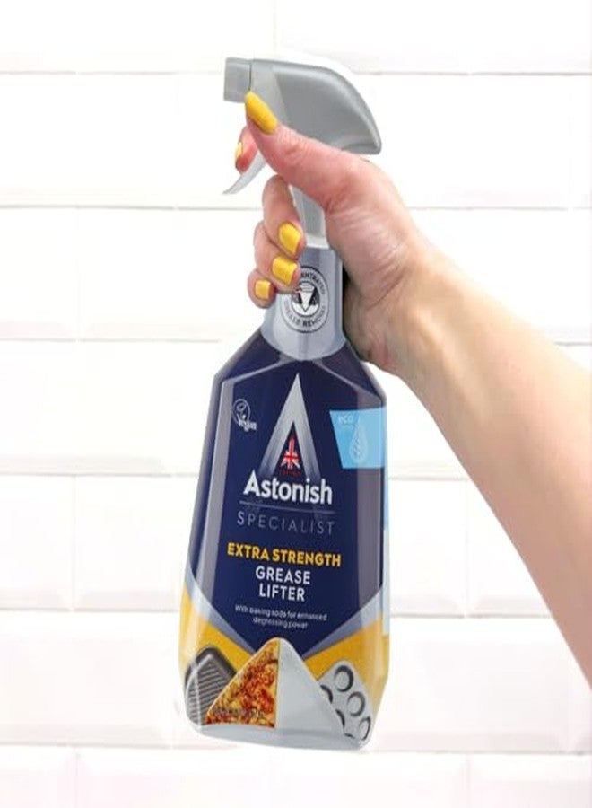 Astonish Specialist Extra Strength Grease Lifter With Baking Soda - No Scrub De-Greaser Formula For Kitchen Surfaces, Trays & Pans - Vegan Cruelty Free Household Cleaning Supplies, 750ml Bottle, 2PK - Image 3