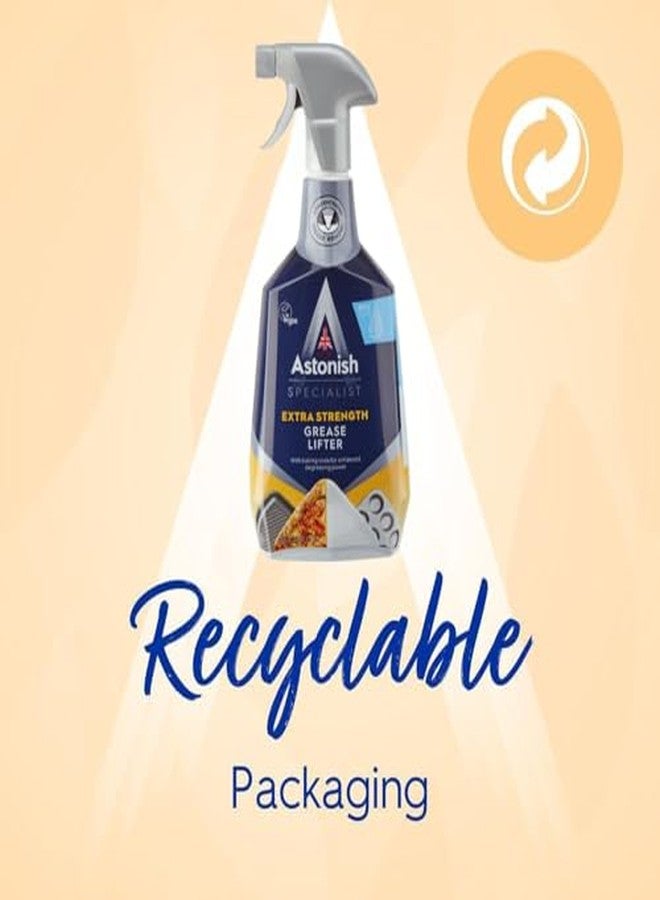 Astonish Specialist Extra Strength Grease Lifter With Baking Soda - No Scrub De-Greaser Formula For Kitchen Surfaces, Trays & Pans - Vegan Cruelty Free Household Cleaning Supplies, 750ml Bottle, 2PK - Image 5