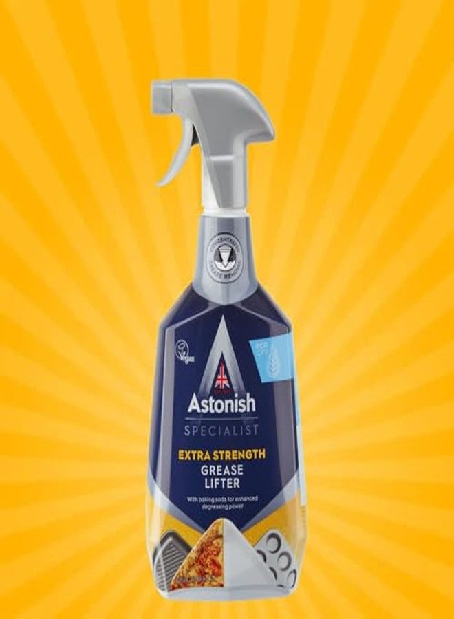 Astonish Specialist Extra Strength Grease Lifter With Baking Soda - No Scrub De-Greaser Formula For Kitchen Surfaces, Trays & Pans - Vegan Cruelty Free Household Cleaning Supplies, 750ml Bottle, 2PK - Image 2