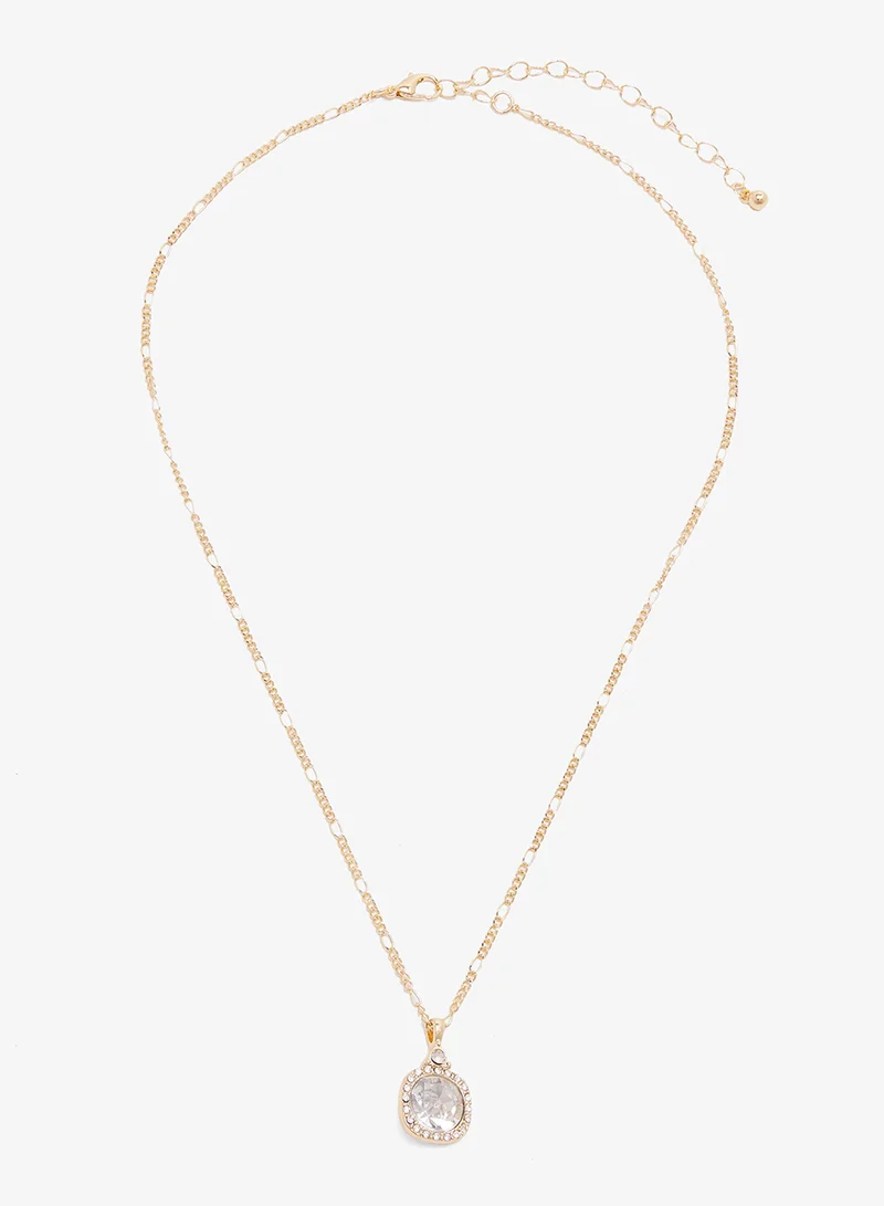 ELLA Dainty Jewel Diamonte Embellished Layered Necklaces