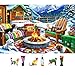 Blueforest 500 Piece Puzzle for Adults Winter Cabin Fire Pit Jigsaw Puzzle Dogs Cat Cozy Outdoor Seating 23x15 Inch Art Puzzle Hard Difficult Challenging Fun Puzzles for Adults - Image 2
