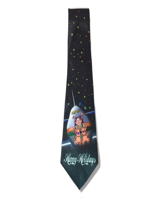 Stonehouse Collection Christmas Tie - Necktie for Pilots - Aviator Tie - Funny Christmas Gift for Pilots - Airplane Necktie - Image 1