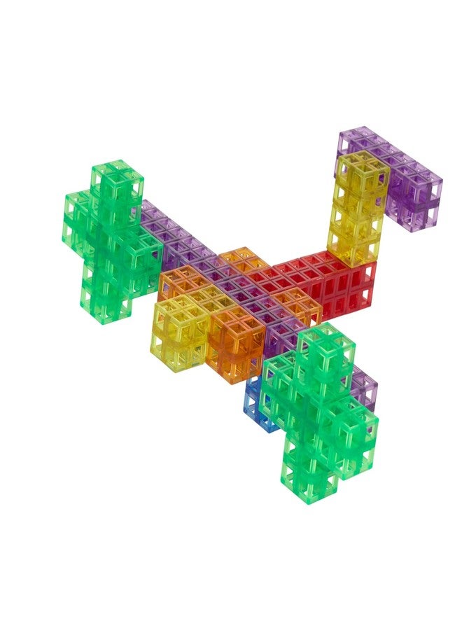 Excellerations Translucent Grid Linking Cubes - 200 Pieces - Image 3