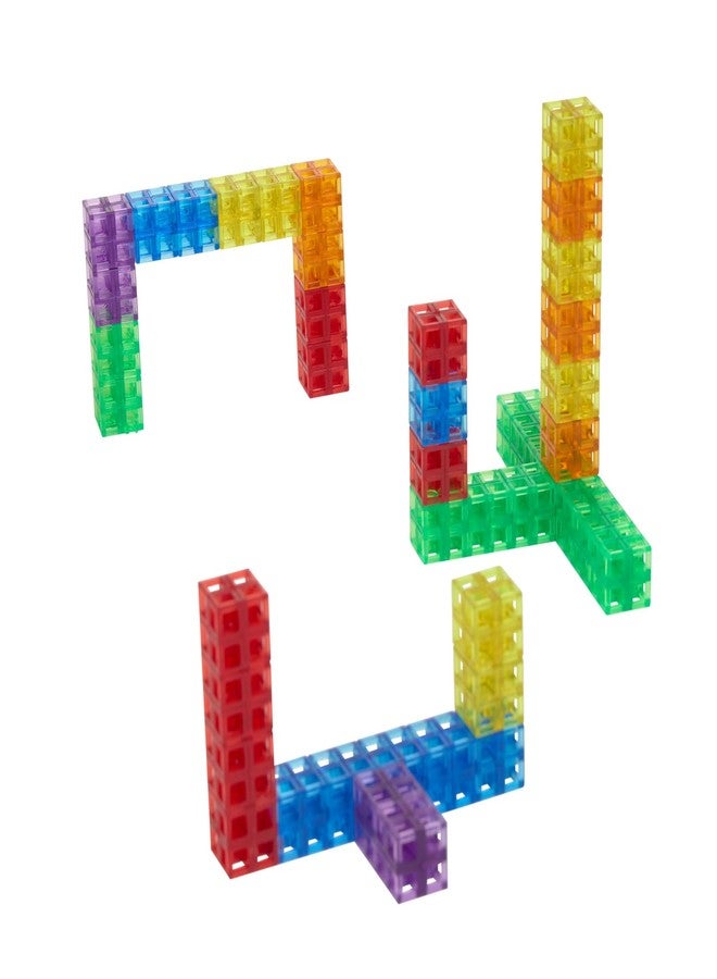 Excellerations Translucent Grid Linking Cubes - 200 Pieces - Image 4