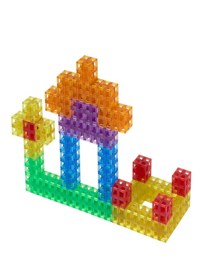 Excellerations Translucent Grid Linking Cubes - 200 Pieces - Image 2
