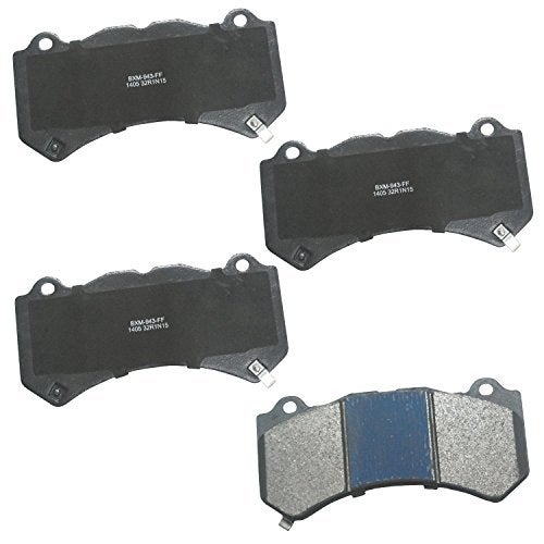 Bendix Premium SBM1405 Semi-Metallic Front Brake Pads for Select Models Cadillac ATS, CTS, Chevrolet Camaro, Corvette, Dodge Challenger, Charger, Durango, Jeep Grand Cherokee, Rivian R1S, R1T - Image 1