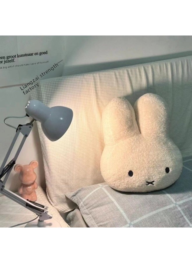 Generic - Miffy Miffy Rabbit Doll Cute Plush Plush Toy Bed Pillow Sofa Cushion Female Birthday Gift-Color:Miffy Rabbit Pillow-Height:40cm [gift Bag + Led Light] A Must-have Gift - Image 1