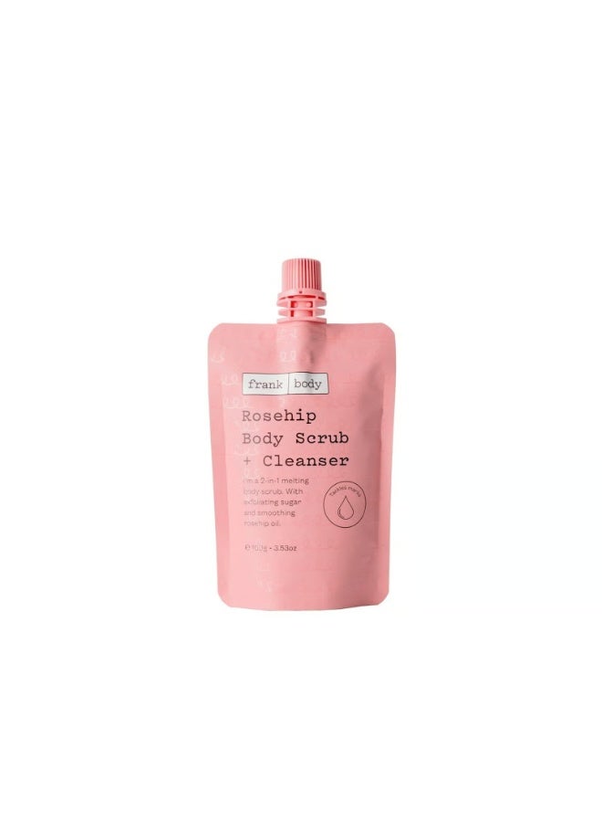 Frank Body Rosehip Body Scrub + Cleanser 100g - Image 1