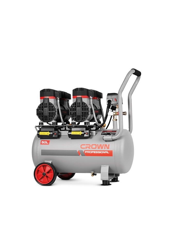 Crown OIL-FREE AIR COMPRESSOR 50L, 2800W, 220V - CT36094 