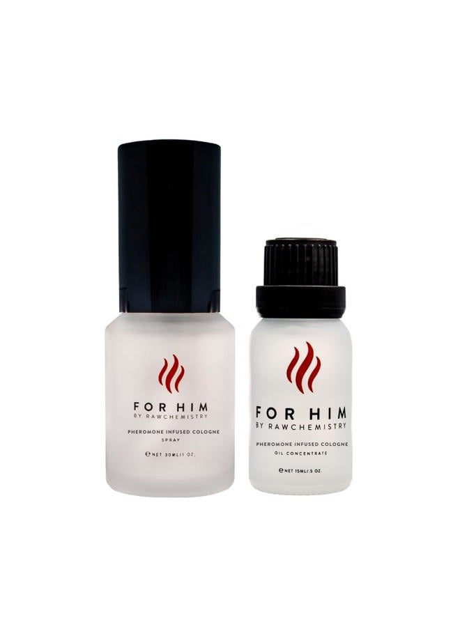 RawChemistry for Him Set - A Pheromone Infused Cologne Gift Set - Bold, Extra Strength Formula… - Image 2
