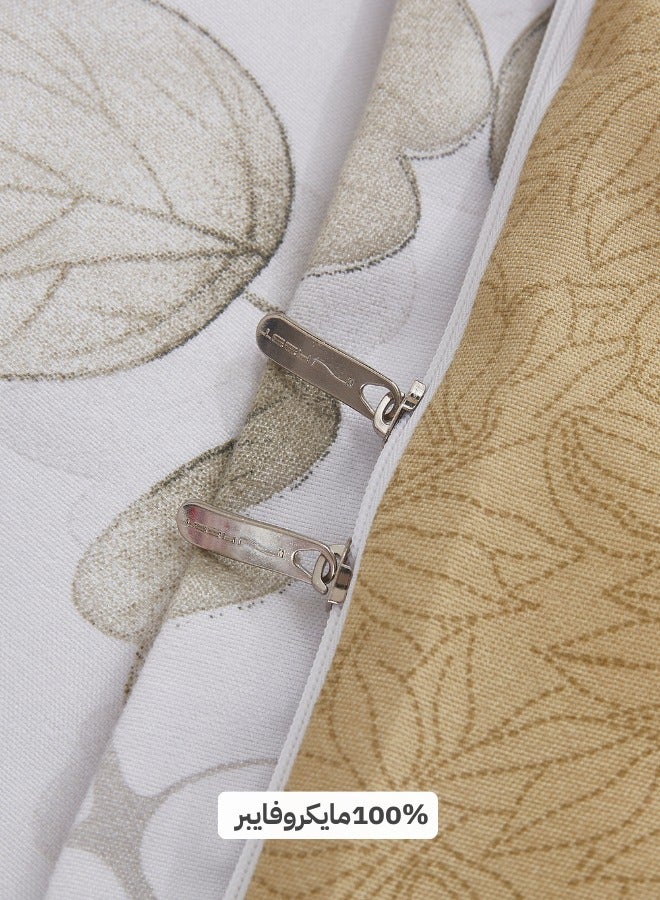 Inrest Home Inrest Historic Single Duvet Cover Set (Without Filling) Microfiber 100% Queen Size 160x230 cm - 2 Pcs - Image 3