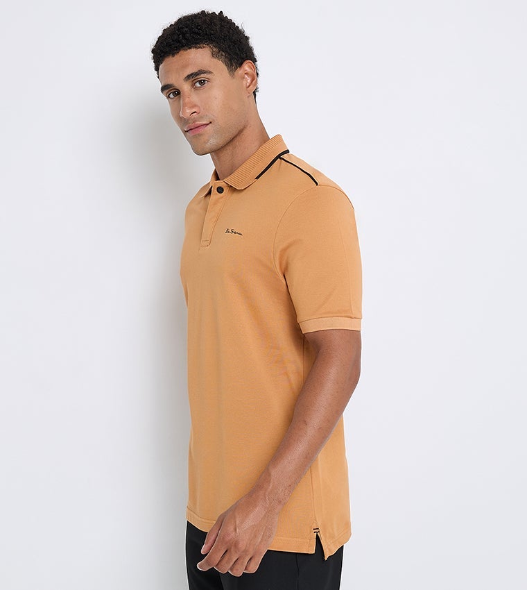 Ben Sherman Men's Short Sleeve Solid Polo Tees - Image 3