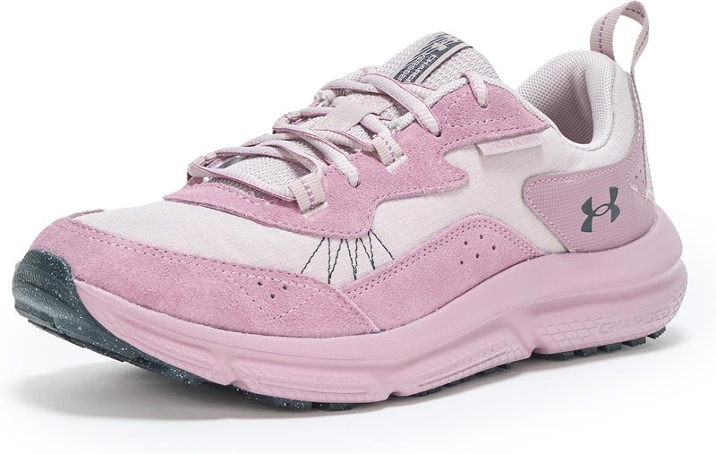 UNDER ARMOUR حذاء أندر أرمور النسائي تشارجد فيرسيرت 2 - فجر رمادي/أرجواني رئيسي/أنثراسايت - Image 1
