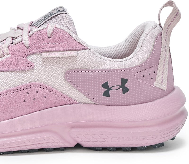 UNDER ARMOUR حذاء أندر أرمور النسائي تشارجد فيرسيرت 2 - فجر رمادي/أرجواني رئيسي/أنثراسايت - Image 4