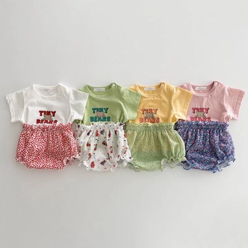 Baby'S Short-Sleeved T-Shirt Summer Thin Baby'S Letter Top Korean Style Men'S And Women'S Half-Sleeved All-Match Base Shirt Trendy - Image 5