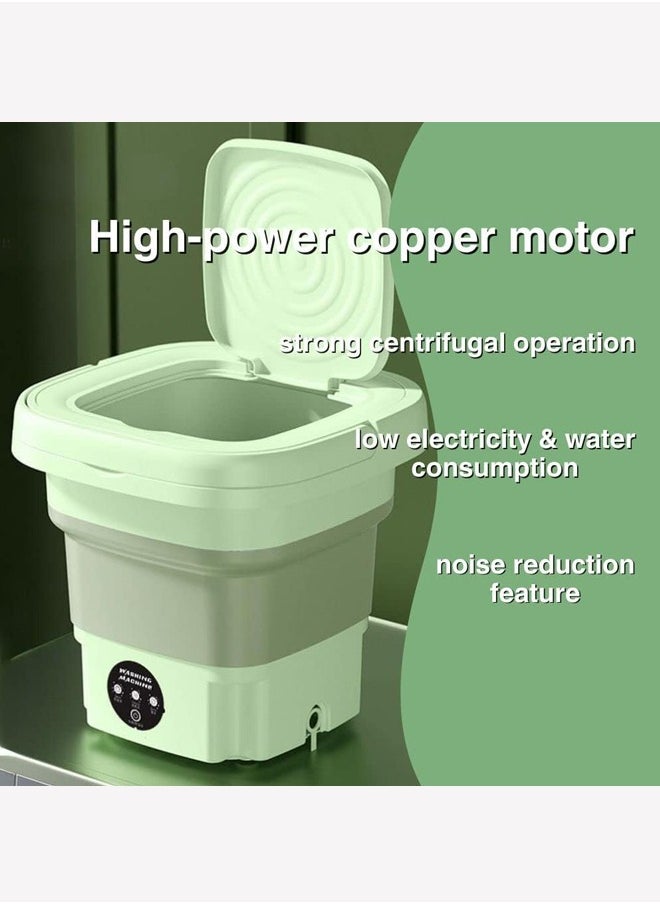 Arabest - Portable Washing Machine, Foldable Washer,Spin Dryer Foldable Bucket Washer,Suitable for Apartment Dorm,Travelling - Image 1