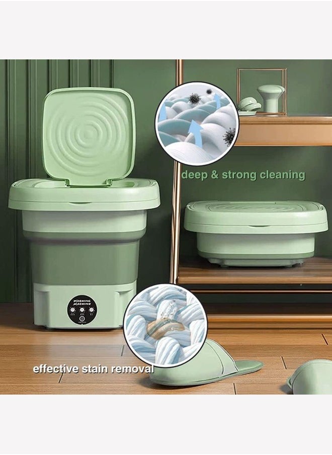 Arabest - Portable Washing Machine, Foldable Washer,Spin Dryer Foldable Bucket Washer,Suitable for Apartment Dorm,Travelling - Image 1