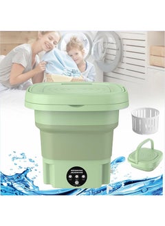 Portable Washing Machine, Foldable Washer,Spin Dryer Foldable Bucket Washer,Suitable for Apartment Dorm,Travelling