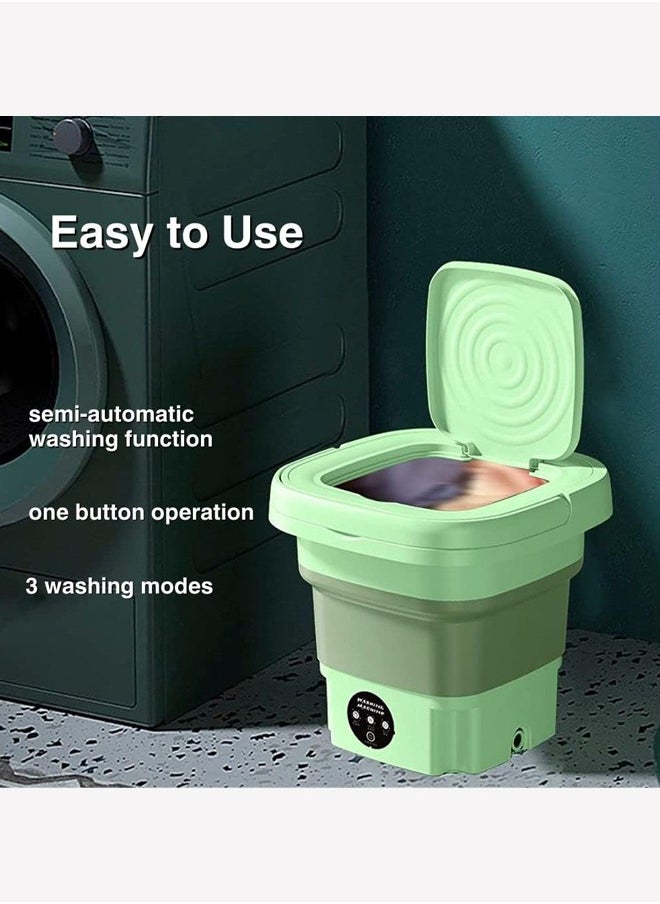 Arabest - Portable Washing Machine, Foldable Washer,Spin Dryer Foldable Bucket Washer,Suitable for Apartment Dorm,Travelling - Image 1