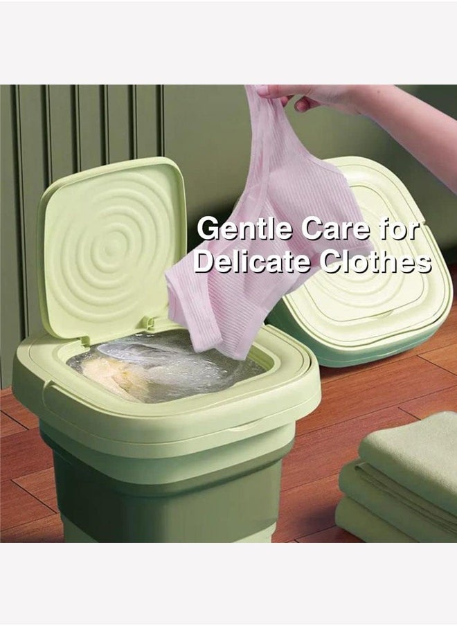 Arabest - Portable Washing Machine, Foldable Washer,Spin Dryer Foldable Bucket Washer,Suitable for Apartment Dorm,Travelling - Image 1