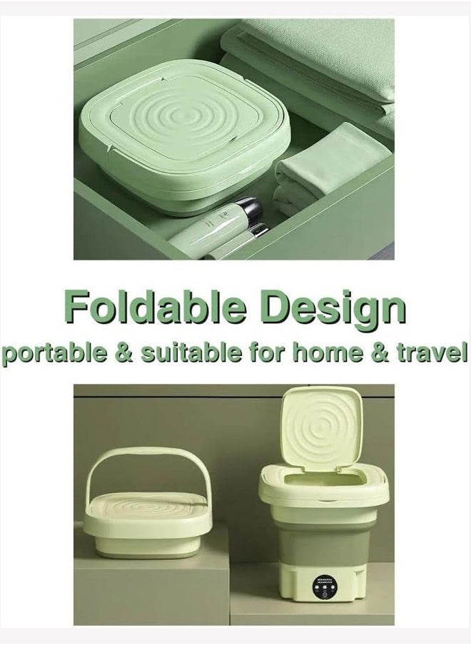 Arabest - Portable Washing Machine, Foldable Washer,Spin Dryer Foldable Bucket Washer,Suitable for Apartment Dorm,Travelling - Image 1