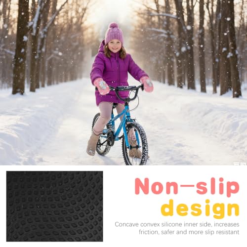 PATPAT® Cartoon Unicorn Printed Kids Hand Gloves for Winter for Girls Aged 7-14, Touch Screen Finger Anti-Slip Design, Ski Gloves, Bike Gloves Windproof Waterproof Warm Riding Winter Gloves - Image 5